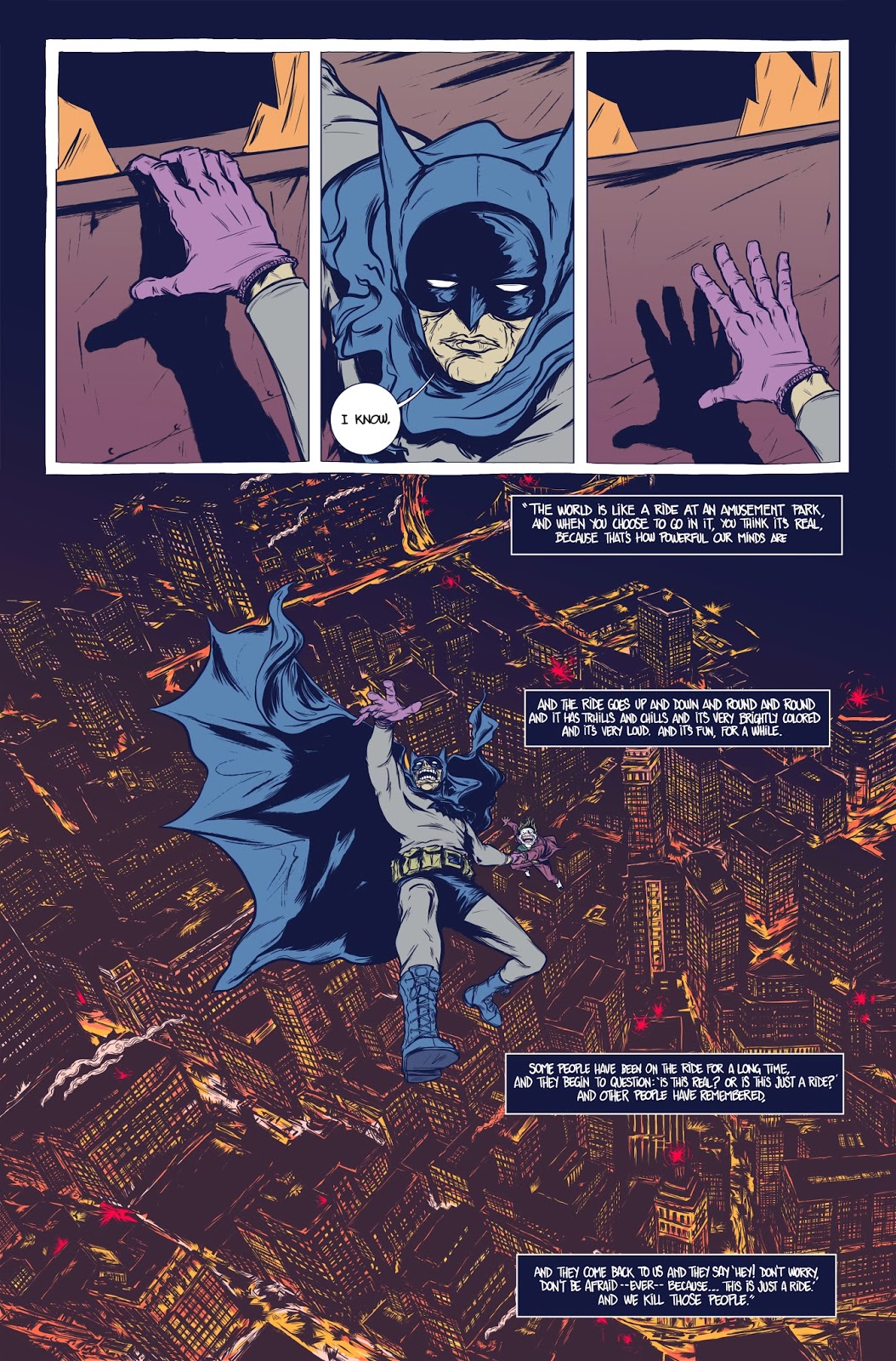 Post: La noche en que Batman y el Joker acordaron un pacto suicida